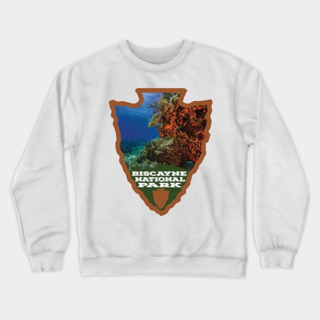 Biscayne National Park Arrowhead Crewneck Sweatshirt by nylebuss